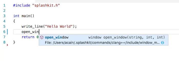 Use ctrl-space to bring up the autocomplete for procedures you want to call.